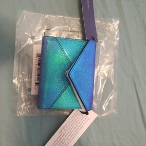 Rebecca minkoff card case blue